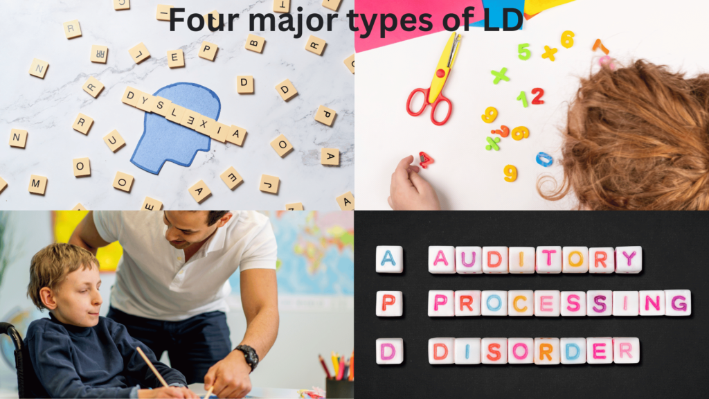 Listing the Types of Learning Disabilities